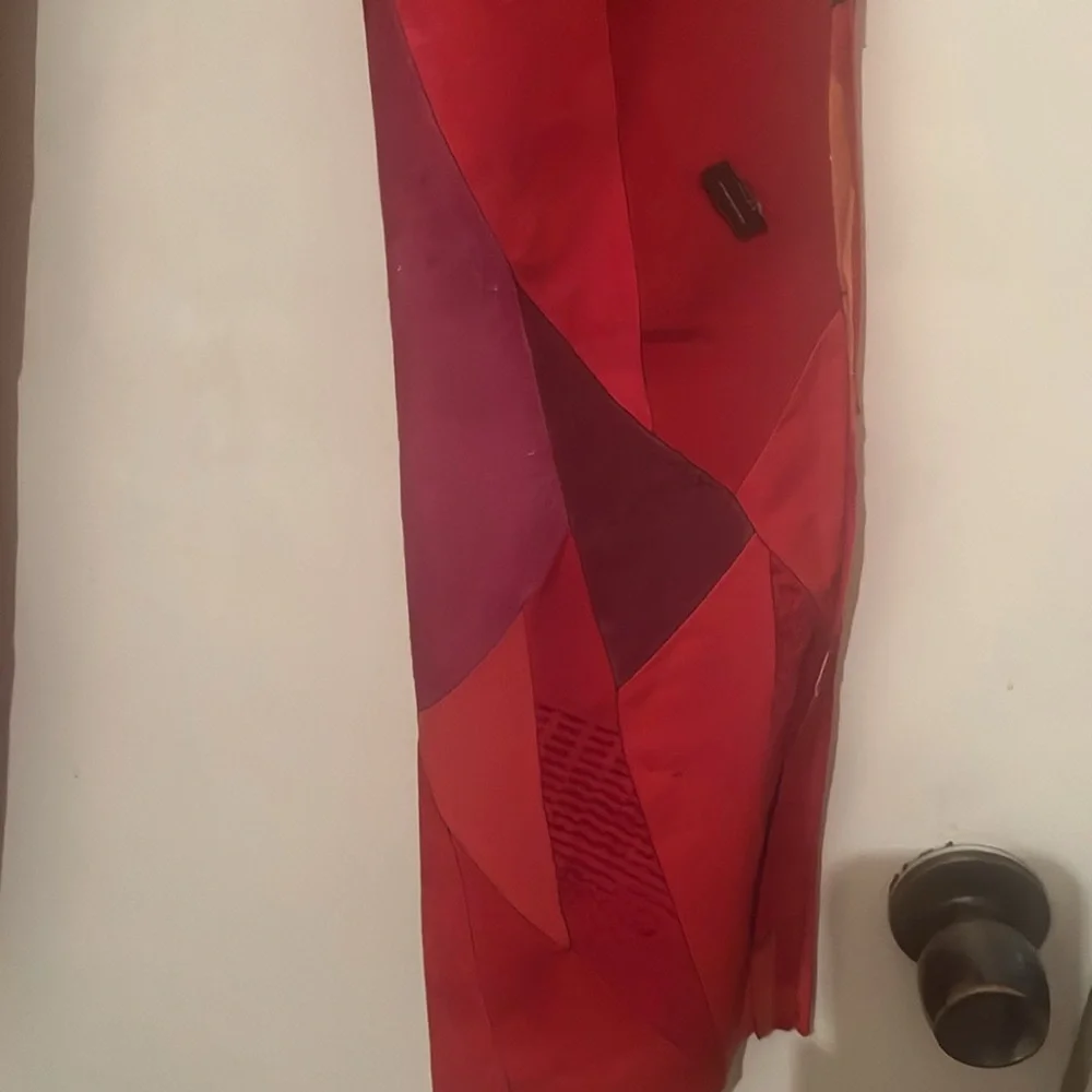 Vintage Wilsons Pelle Studio leather suede patchwork pants size 4 - Picture 7 of 16